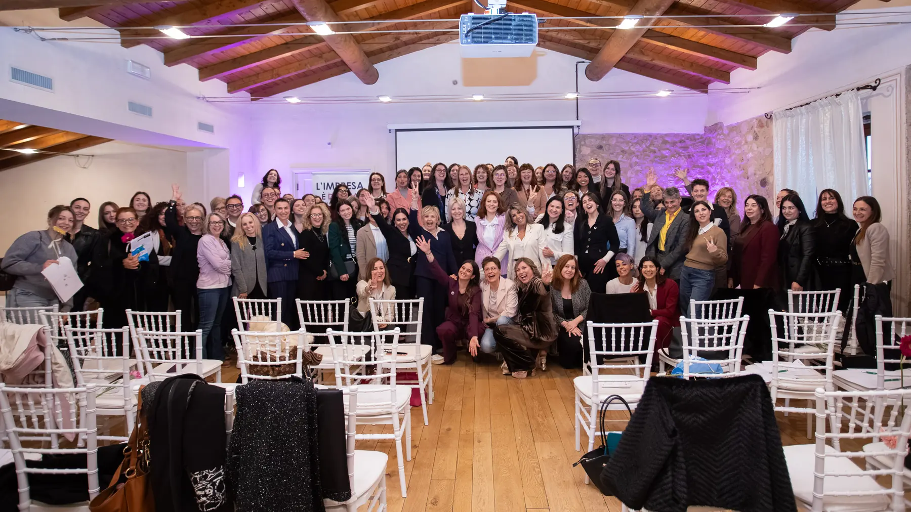La foto di gruppo della tappa di Desenzano del Garda, marzo 2026