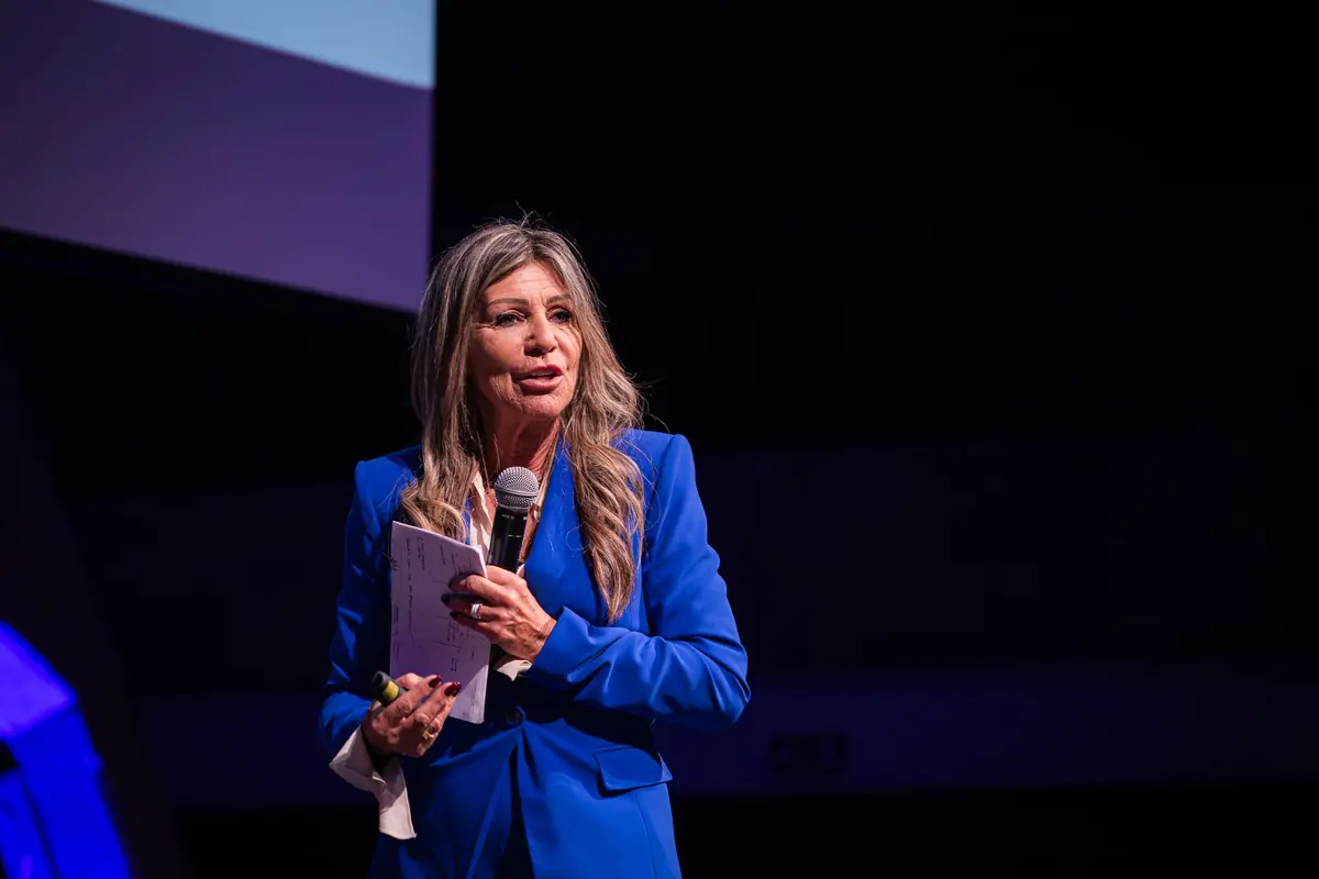 Anna Marras durante un evento de L'Impresa è Donna